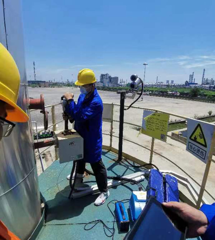 山東潤(rùn)澤石化有限公司現(xiàn)場(chǎng)測(cè)試